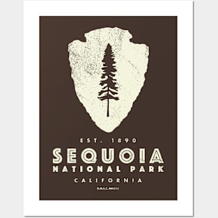 Sequoia National Park - Tree Arrowhead Posters and Art